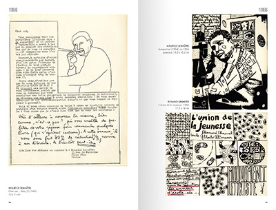 Une des pages du livre de Frédéric Acquaviva "Letrist corpus : Ephemera [1946-2023]r"